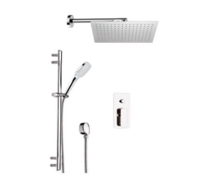 TIARA set doccia completo finitura cromo