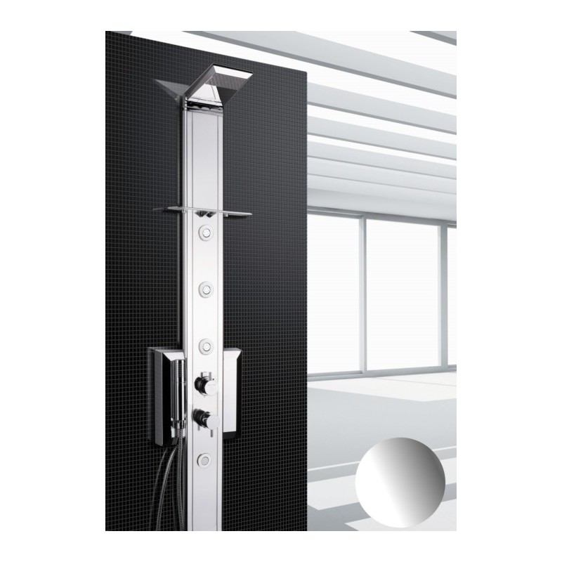 PRISMA pannello doccia monocomando 185 finitura cromo