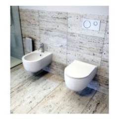 MILADY vaso sospeso "rimless" + coprivaso