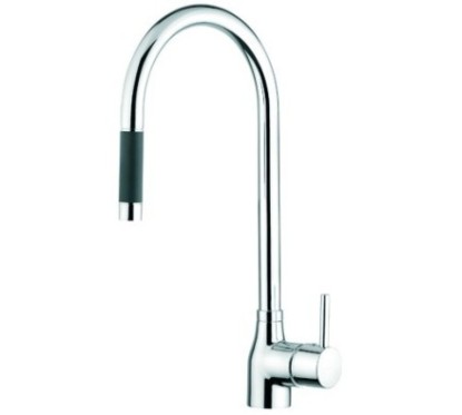 HI-TECH rubinetto monocomando lavello finitura nickel spazzolato