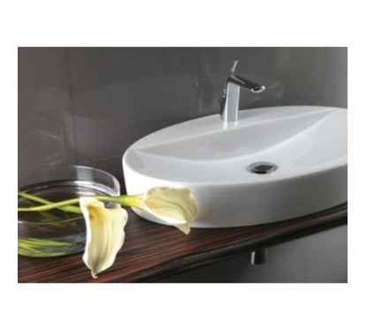 NICOLE lavabo monoforo da appoggio