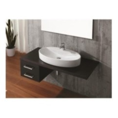 NICOLE lavabo monoforo da appoggio