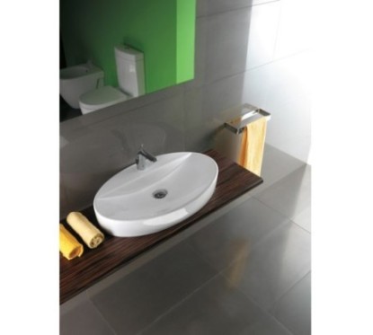 NICOLE lavabo monoforo da appoggio