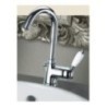 PARENTESI miscelatore monocomando lavabo finitura cromo-oro