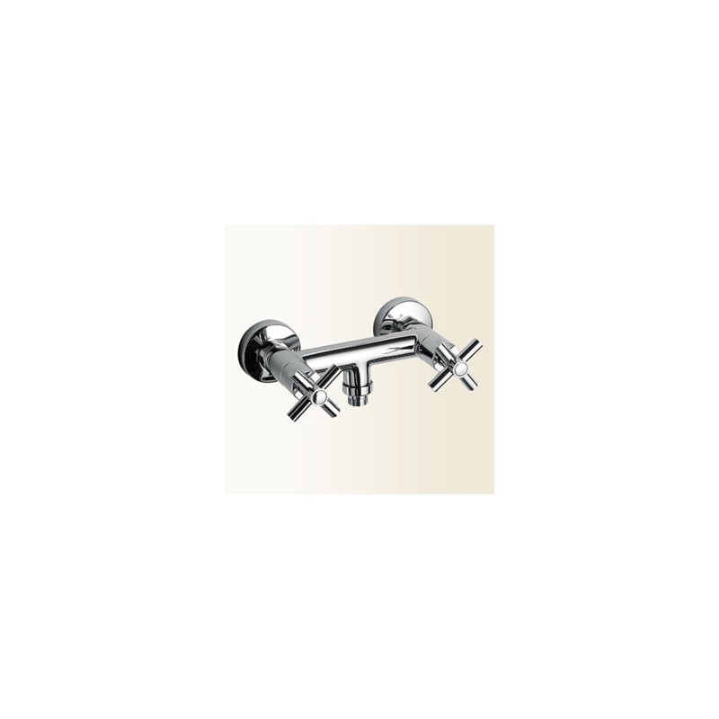 YUPPY Gruppo doccia esterno finitura nickel spazzolato