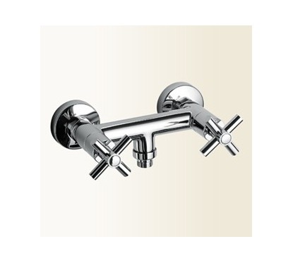 YUPPY Gruppo doccia esterno finitura nickel spazzolato