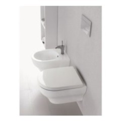 CLEAR bidet sospeso bianco opaco