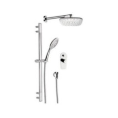 FUSION Set doccia completo finitura cromo