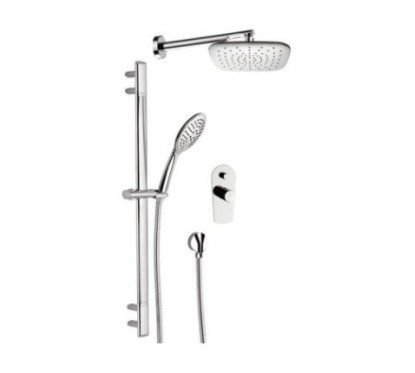 FUSION Set doccia completo finitura cromo