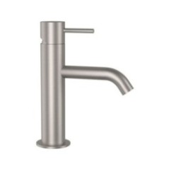 TOKYO STEEL Monocomando lavabo in acciaio inox senza scarico