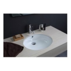 TRIUMPH lavabo sottopiano finitura bianco lucido
