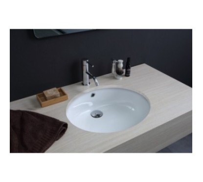 TRIUMPH lavabo sottopiano finitura bianco lucido