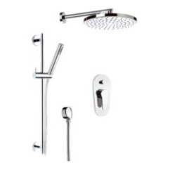 OMEGA set doccia completo finitura cromo