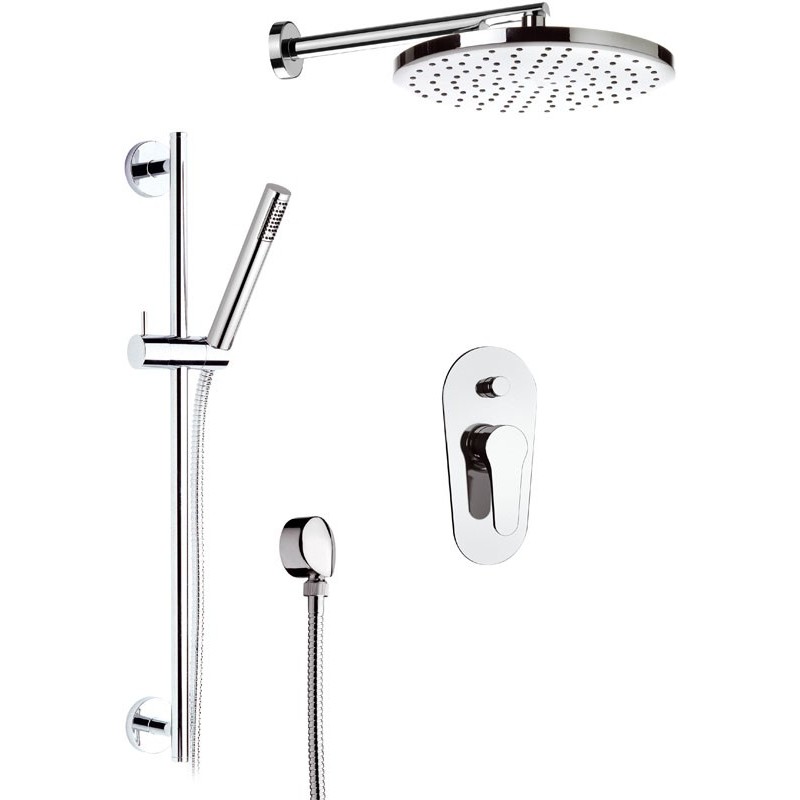 OMEGA set doccia completo finitura cromo