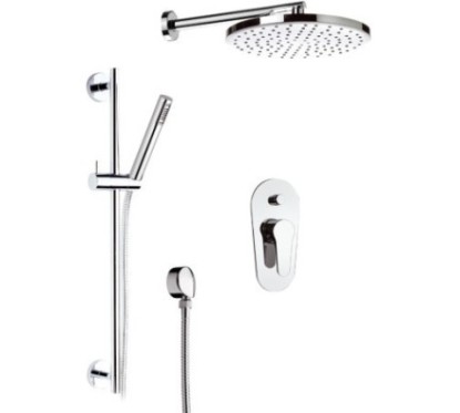 OMEGA set doccia completo finitura cromo