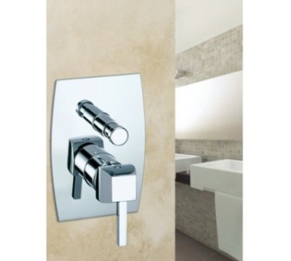 CHARLOTTE miscelatore monocomando doccia incasso con deviatore finitura oro