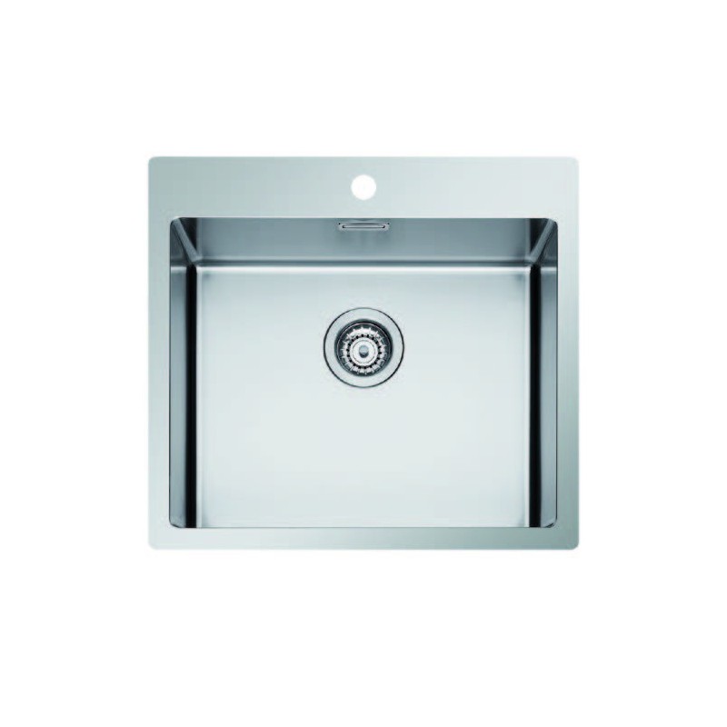 MAKI MIX-R lavello in acciaio inox a una vasca finitura satinato