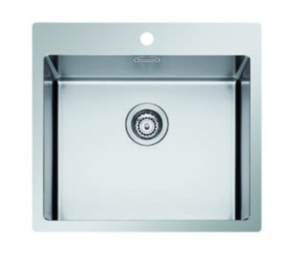 MAKI MIX-R lavello in acciaio inox a una vasca finitura satinato