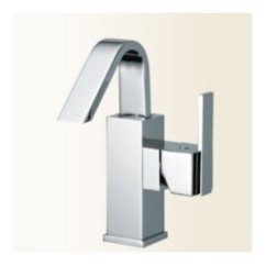 KLIP miscelatore monocomando bidet con canna alta finitura nickel spazzolato