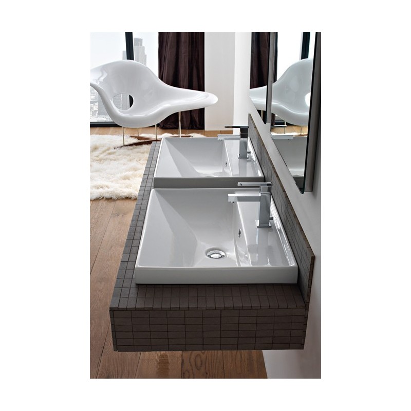 ML 60x40 lavabo da incasso o sospeso