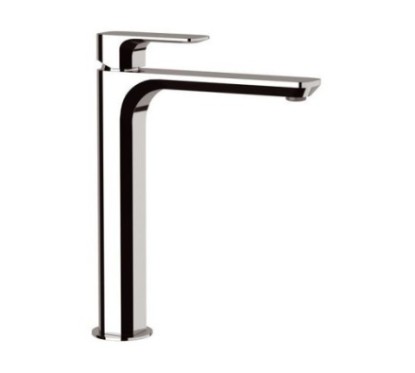 TIARA monocomando lavabo alto senza scarico finitura cromo