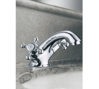 ARAMIS monoforo lavabo finitura vecchio bronzo