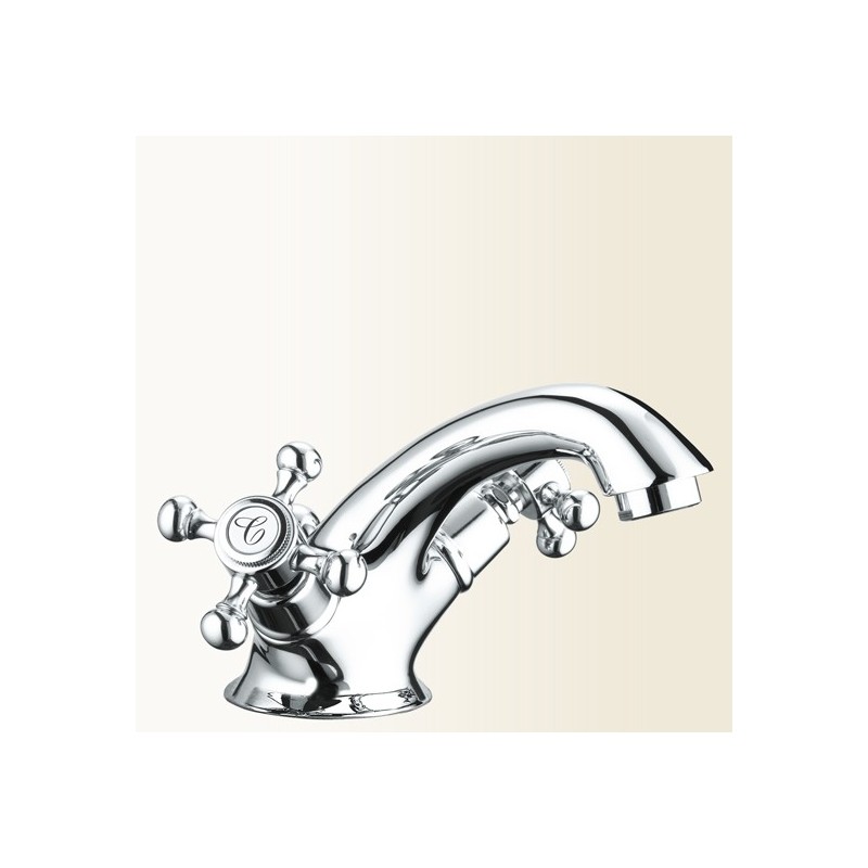 ARAMIS monoforo lavabo finitura vecchio bronzo