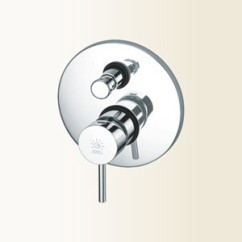 HEOS Miscelatore per doccia/vasca incasso con deviatore finitura cromo