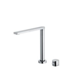 GHOST monocomando lavello sottofinestra finitura cromo