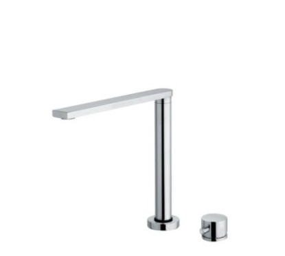 GHOST monocomando lavello sottofinestra finitura cromo