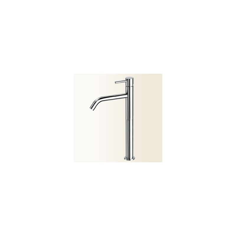 HEOS Miscelatore per lavabo con prolunga e bocca lunga finitura cromo