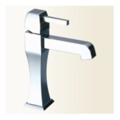 CHARLOTTE miscelatore monocomando lavabo finitura nickel spazzolato