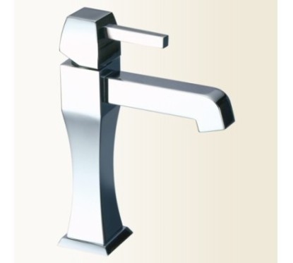 CHARLOTTE miscelatore monocomando lavabo finitura nickel spazzolato