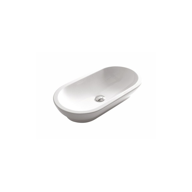 M2 lavabo semincasso / appoggio / incasso sottopiano 70 cm