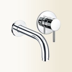 HEOS Miscelatore per lavabo da incasso finitura cromo