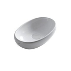 ERGO lavabo da appoggio cm 60x36xh16, senza foro troppopieno finitura ottanio