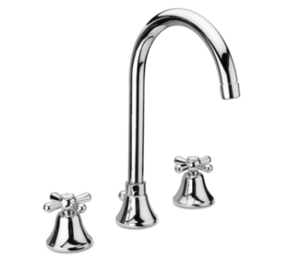 ERICE Batteria lavabo scarico 1”1/4 finitura cromo