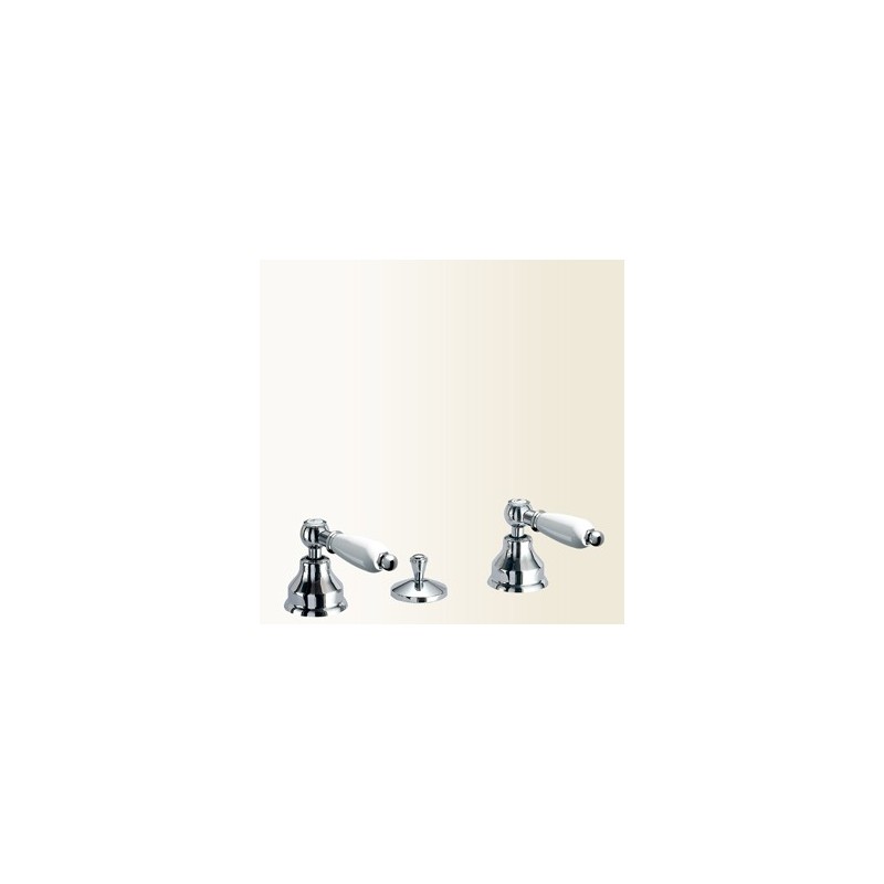 LOTUS Batteria per bidet finitura cromo