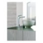 JULIA miscelatore lavabo alto con bocca mm 152 e scarico finitura cromo