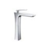 JULIA miscelatore lavabo alto con bocca mm 152 e scarico finitura cromo