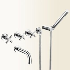 YUPPY Gruppo vasca ad incasso finitura cromo