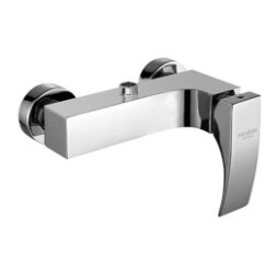 LASER Monocomando doccia esterno con attacco superiore finitura cromo