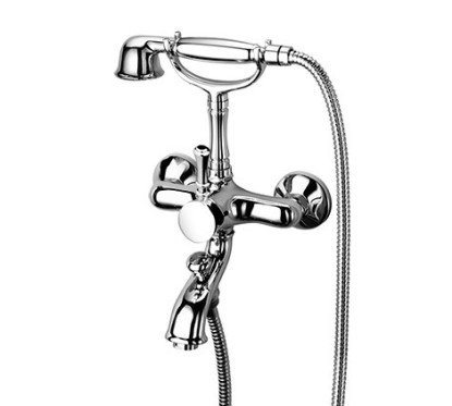 BETTY Miscelatore per vasca esterno con doccia finitura vecchio bronzo