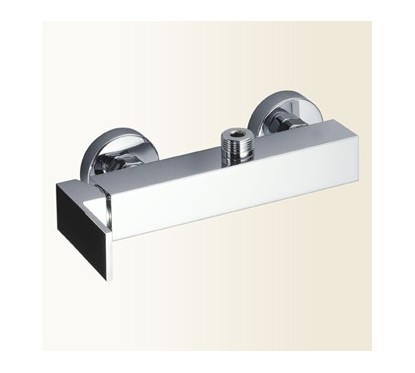 NEW SPACE Miscelatore per doccia esterno finitura nickel spazzolato