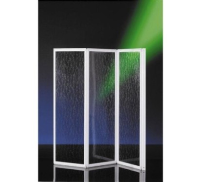 KETCH Pieghevole vasca finitura bianco 3 ANTE acrilico (misura 140 h.140)