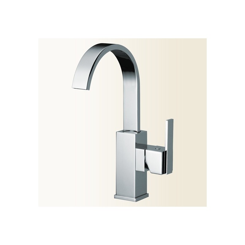 KLIP miscelatore monocomando lavabo finitura nickel spazzolato
