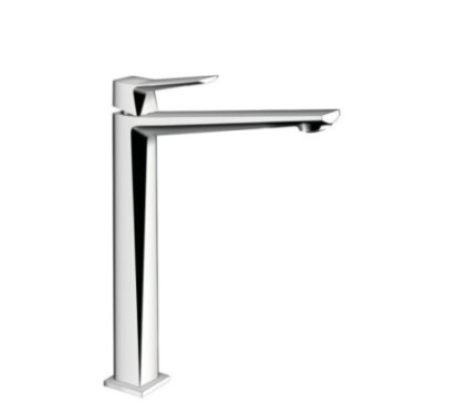 RUBINO monocomando lavabo alto con scarico click clack  finitura cromo