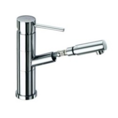 SIMPLY Miscelatore monocomando per lavabo con doccia estraibile