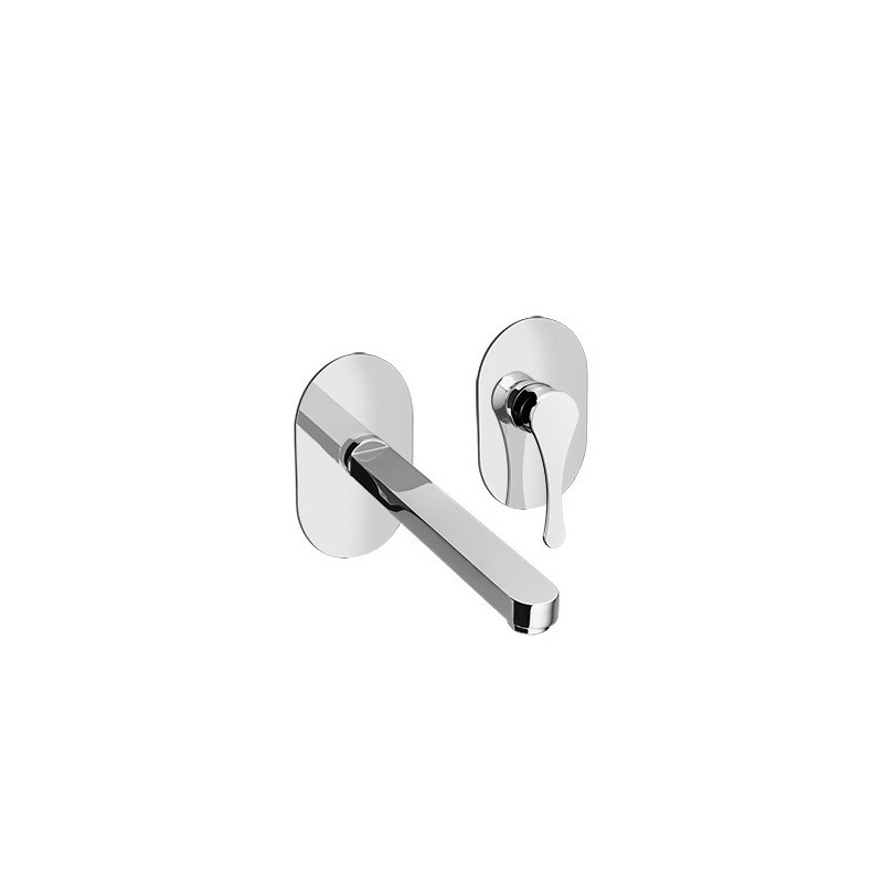 JODY Miscelatore per lavabo da incasso interasse fisso finitura cromo