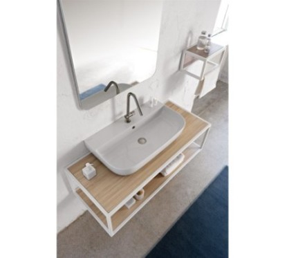 GLAM 75/S lavabo d'appoggio o sospeso